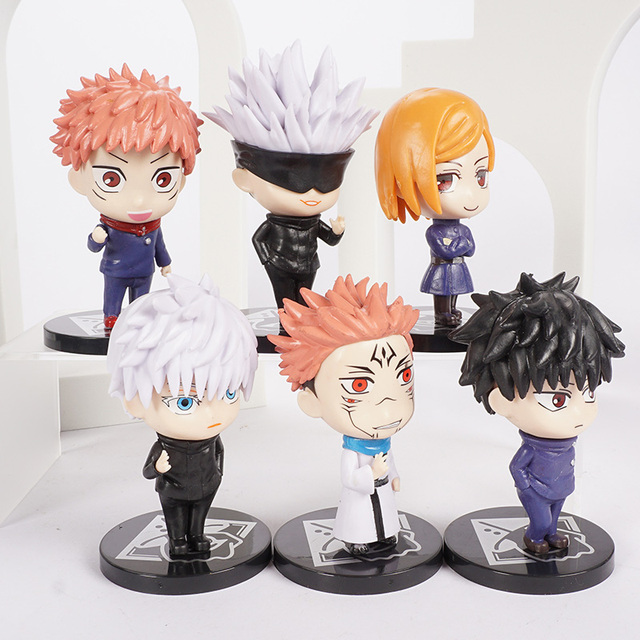 Figurki akcji z Anime Jujutsu Kaisen - Yuji Itadori i Gojo Satori (5/6/8 sztuk/zestaw) - Wianko - 24