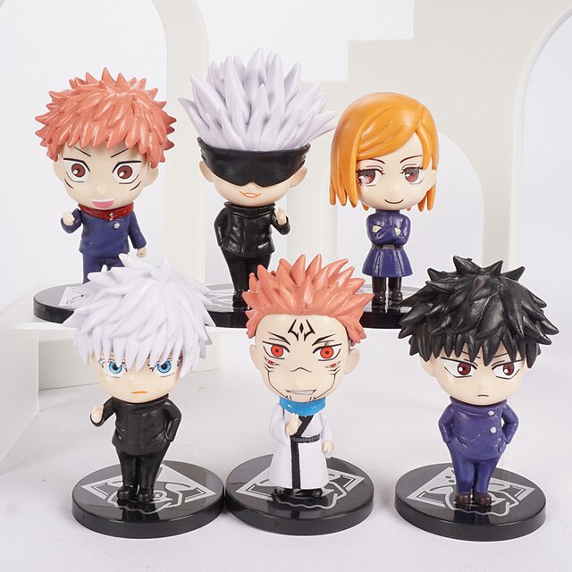 Figurki akcji z Anime Jujutsu Kaisen - Yuji Itadori i Gojo Satori (5/6/8 sztuk/zestaw) - Wianko - 22