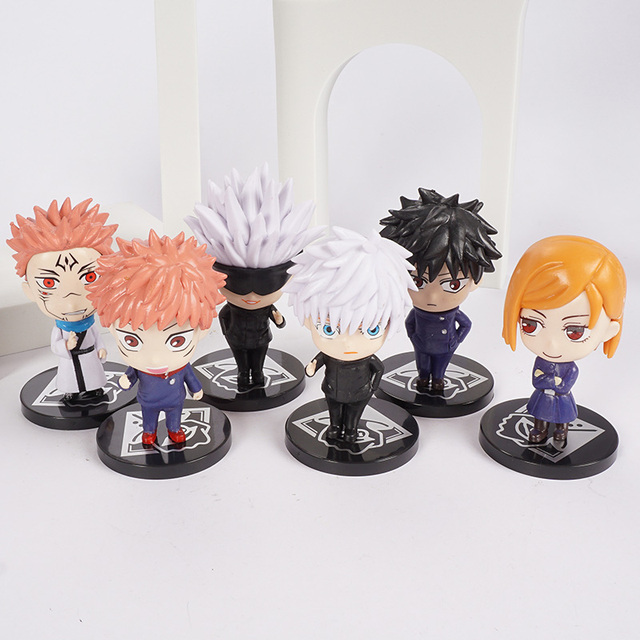 Figurki akcji z Anime Jujutsu Kaisen - Yuji Itadori i Gojo Satori (5/6/8 sztuk/zestaw) - Wianko - 21