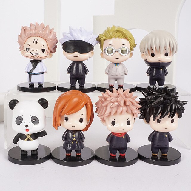 Figurki akcji z Anime Jujutsu Kaisen - Yuji Itadori i Gojo Satori (5/6/8 sztuk/zestaw) - Wianko - 17