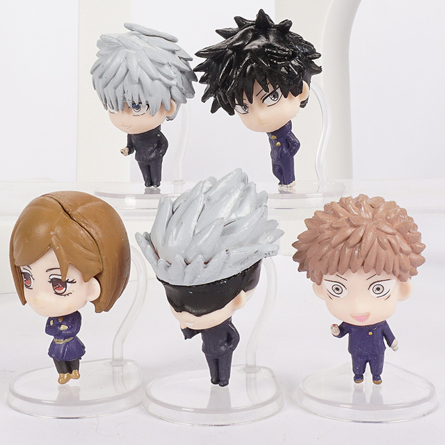 Figurki akcji z Anime Jujutsu Kaisen - Yuji Itadori i Gojo Satori (5/6/8 sztuk/zestaw) - Wianko - 12