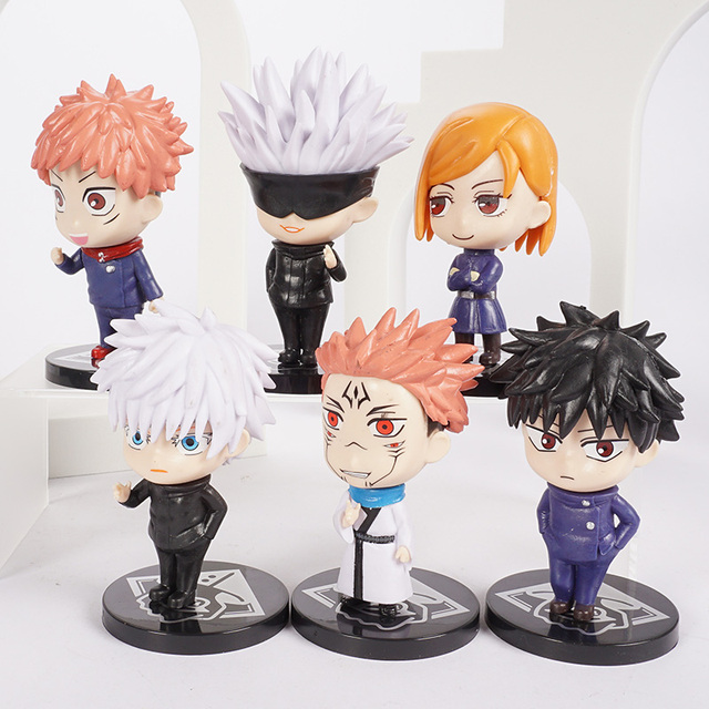 Figurki akcji z Anime Jujutsu Kaisen - Yuji Itadori i Gojo Satori (5/6/8 sztuk/zestaw) - Wianko - 23