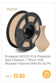 Włókno drewniane Enotepad 1.75mm 3D Filament 1kg, dokładność wymiarowa +/- 0.02mm, słodki zapach, druk 3D филамент - Wianko - 3