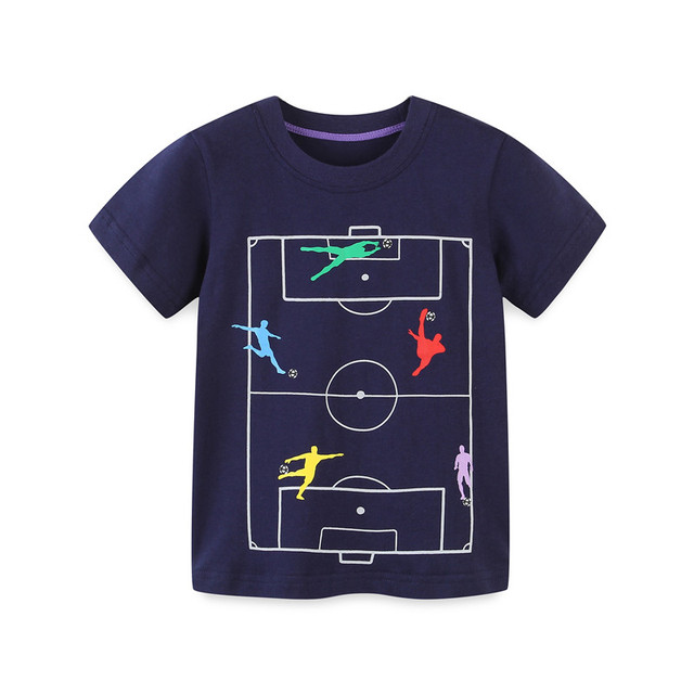 Nowoczesne T-shirty dla chłopców i dziewczynek z nadrukiem kreskówkowym enloki - Wianko - 2
