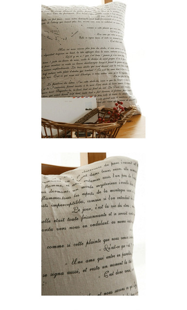 Bawełniano-lniana tkanina do patchworku z pikowanymi literami na DIY torbę, poduszkę, sofę, kurtynę i obrus - materiał do szycia - Wianko - 13