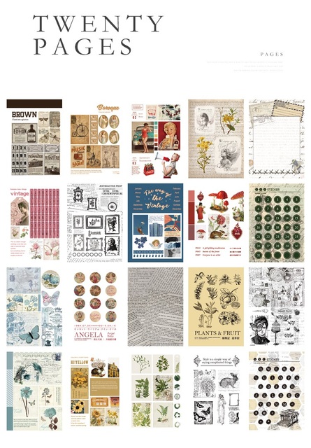 Naklejki Różowe Posy 20 strona - zestaw naklejek Vintage INS, stylowe wzory, dekoracyjne naklejki papeteria, niedźwiedzie, DIY, prezent - Wianko - 4