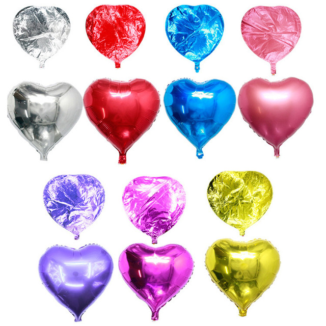 Morela foliowa balon 10 cali w kształcie serca helowy balon urodzinowy weselne dekoracje nadmuchiwane (1 sztuka) - Wianko - 1