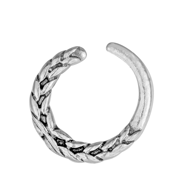 QIMING Tribal - fałszywy kolczyk w nosie, biżuteria do ciała, klip bez przekłuwania uszu, moda artystyczna, Indian Rings - Wianko - 4