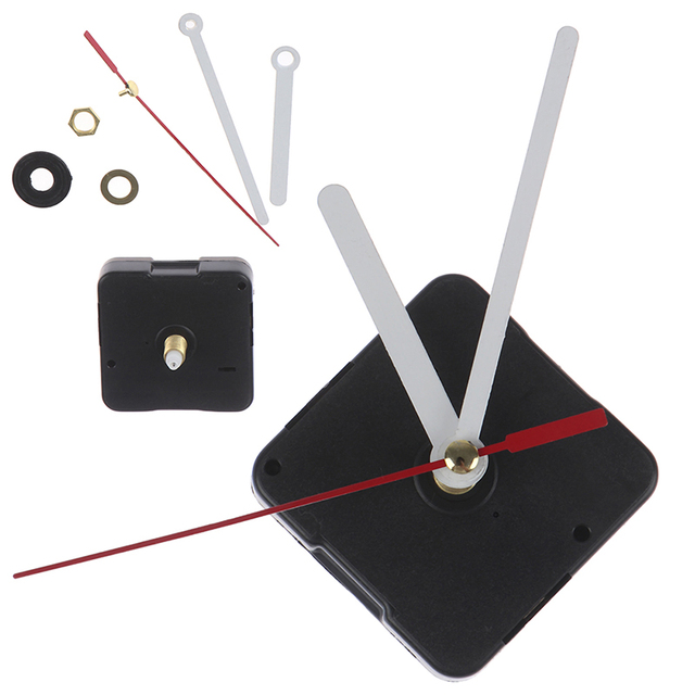 Srebrny zegar ścienny DIY z cichym, klasycznym mechanizmem kwarcowym - Wianko - 5