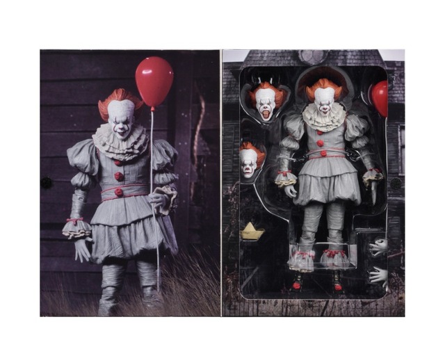 Figurka Pennywise z filmu Stephen King - oświetlenie LED, Joker Clown - PVC, akcja zabawkowa figurka na prezent - Wianko - 19