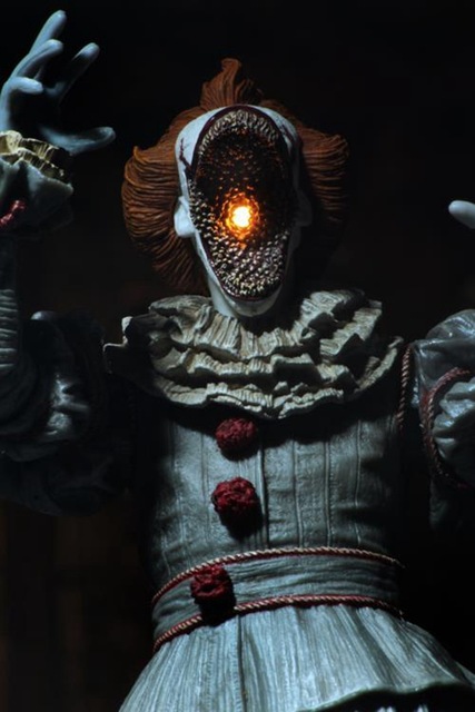 Figurka Pennywise z filmu Stephen King - oświetlenie LED, Joker Clown - PVC, akcja zabawkowa figurka na prezent - Wianko - 40
