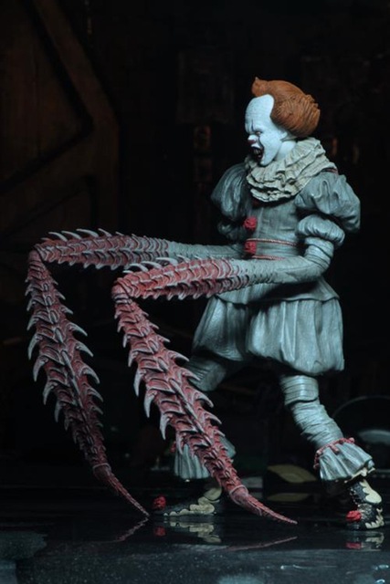 Figurka Pennywise z filmu Stephen King - oświetlenie LED, Joker Clown - PVC, akcja zabawkowa figurka na prezent - Wianko - 41
