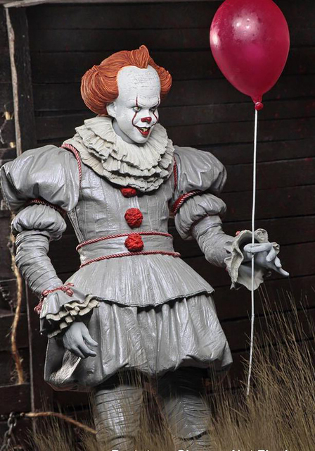 Figurka Pennywise z filmu Stephen King - oświetlenie LED, Joker Clown - PVC, akcja zabawkowa figurka na prezent - Wianko - 21