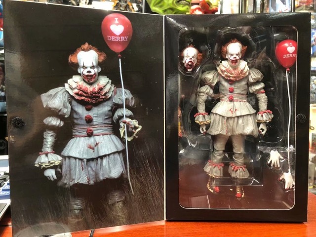 Figurka Pennywise z filmu Stephen King - oświetlenie LED, Joker Clown - PVC, akcja zabawkowa figurka na prezent - Wianko - 30