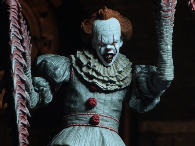 Figurka Pennywise z filmu Stephen King - oświetlenie LED, Joker Clown - PVC, akcja zabawkowa figurka na prezent - Wianko - 37