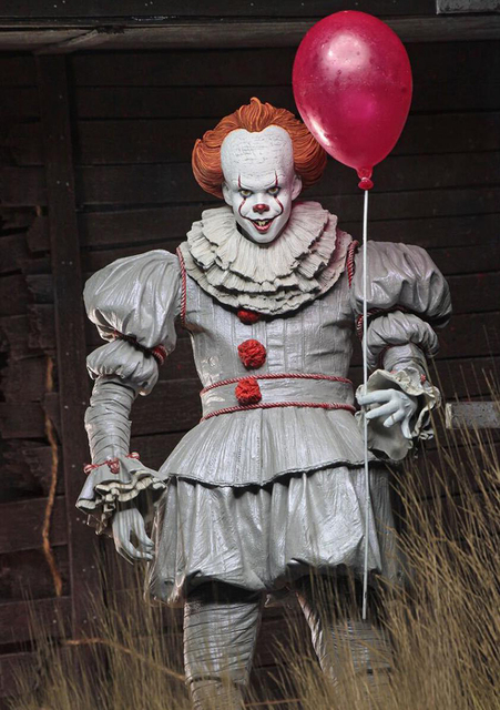 Figurka Pennywise z filmu Stephen King - oświetlenie LED, Joker Clown - PVC, akcja zabawkowa figurka na prezent - Wianko - 20