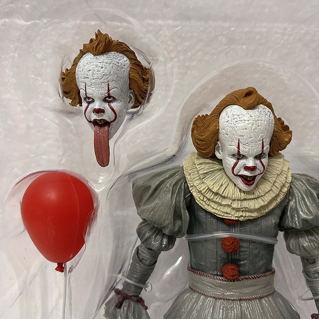 Figurka Pennywise z filmu Stephen King - oświetlenie LED, Joker Clown - PVC, akcja zabawkowa figurka na prezent - Wianko - 6