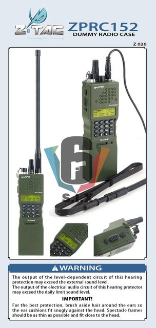 Taktyczne wojskowe radio Softair Army Z-TAC PRC-148 PRC-152 z akcesoriami - Wianko - 10