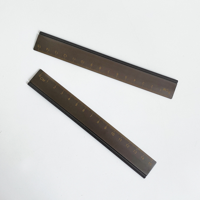 15 cm linijka metalowa ALLTU do rysowania wielofunkcyjne narzędzie nauczyciel student biurowe - Wianko - 4