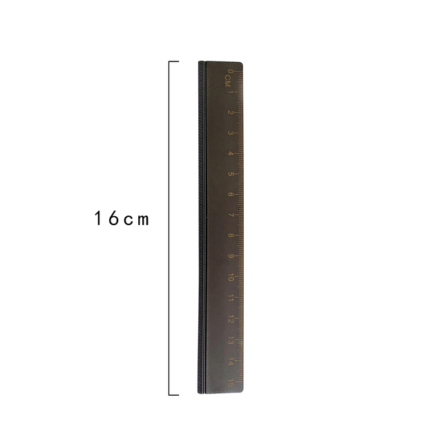 15 cm linijka metalowa ALLTU do rysowania wielofunkcyjne narzędzie nauczyciel student biurowe - Wianko - 6