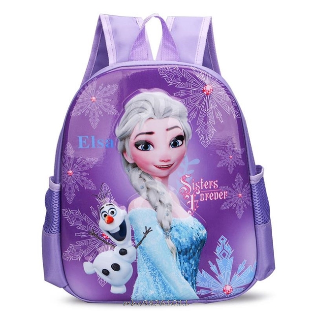 Plecak dziecięcy Disney z motywem księżniczek księżniczka Elsa z filmu Frozen - idealny dla przedszkolaków - Wianko - 1