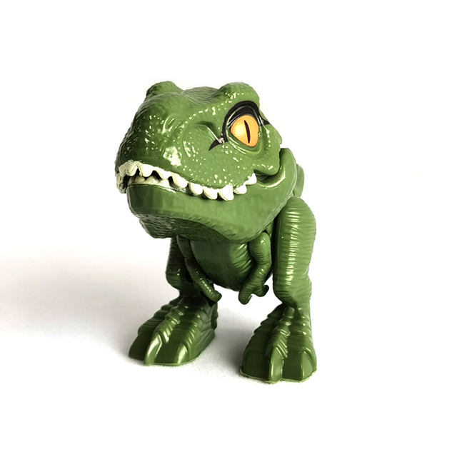 1 sztuk nowy kreatywny Fidget Model dinozaura Finger dinozaur zabawki Tricky jurajski Tyrannosaurus interaktywne gryzienie ręcznie Kid dziecko prezent - Wianko - 11