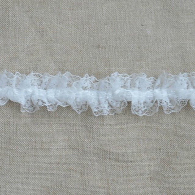 Biało-czarna plisowana koronka szyfonu bawełniana z haftowaną tiulową tkaniną wstążką do szycia DIY - Wianko - 6