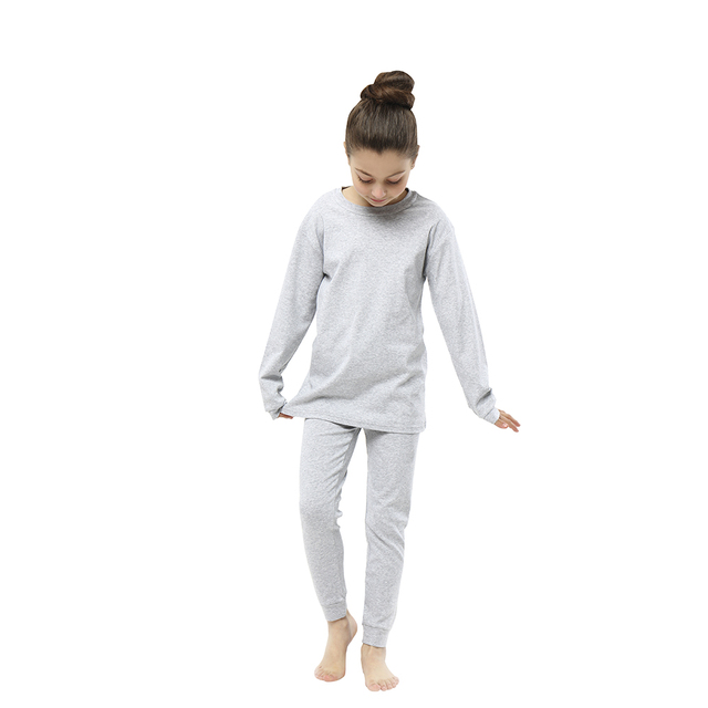 Zestawy nocne dla dziewczynek - miękkie piżamy z długimi rękawami, idealne na wiosnę i jesień, wykonane z przyjaznej dla skóry bawełny - Wianko - 10