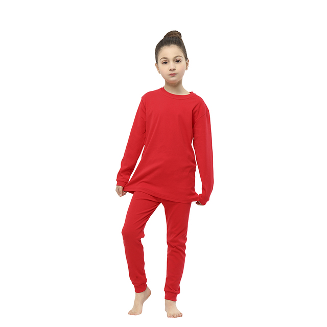 Zestawy nocne dla dziewczynek - miękkie piżamy z długimi rękawami, idealne na wiosnę i jesień, wykonane z przyjaznej dla skóry bawełny - Wianko - 8