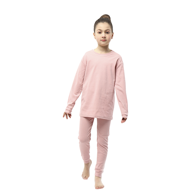 Zestawy nocne dla dziewczynek - miękkie piżamy z długimi rękawami, idealne na wiosnę i jesień, wykonane z przyjaznej dla skóry bawełny - Wianko - 7