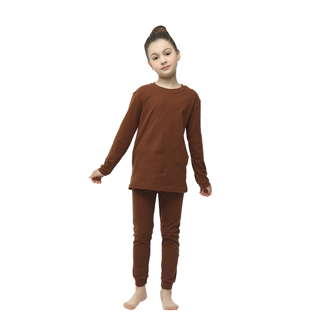 Zestawy nocne dla dziewczynek - miękkie piżamy z długimi rękawami, idealne na wiosnę i jesień, wykonane z przyjaznej dla skóry bawełny - Wianko - 12