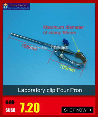 Zacisk laboratoryjny kątowy 70.5*20mm - 2 sztuki/partia, metalowy, krzyżowy klip Lab Grip - Wianko - 1