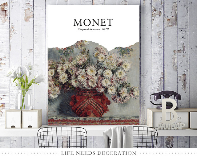Druk na płótnie Claude Monet - impresjonizm, krajobraz muzeum, styl vintage - dekoracje ścienne - Wianko - 7
