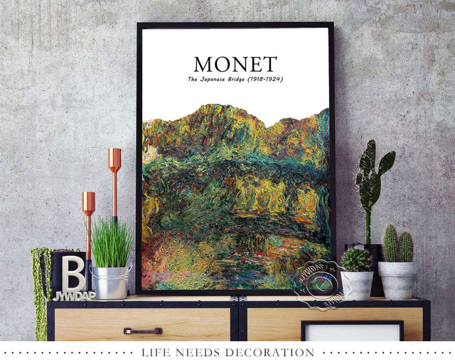 Druk na płótnie Claude Monet - impresjonizm, krajobraz muzeum, styl vintage - dekoracje ścienne - Wianko - 5