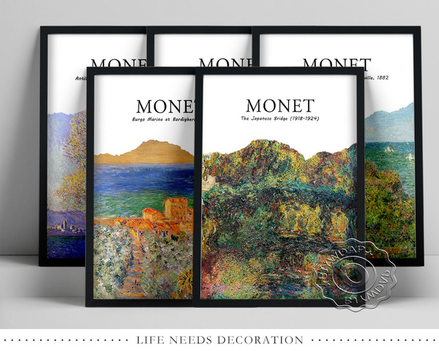 Druk na płótnie Claude Monet - impresjonizm, krajobraz muzeum, styl vintage - dekoracje ścienne - Wianko - 2