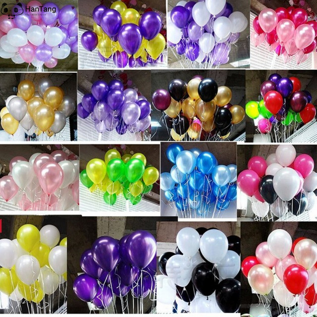 10 sztuk/partia Balony lateksowe perłowe o średnicy 10 cali – 8 kolorów, dekoracje ślubne, urodzinowe, w komplecie z pompką powietrzną – różowy - Wianko - 16