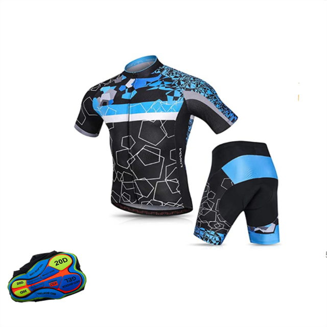 Zestaw odzieży rowerowej lato 2021: Garnitur kolarski Mountain Triathlon - Oddychający, anty-UV jersey - Wianko - 6
