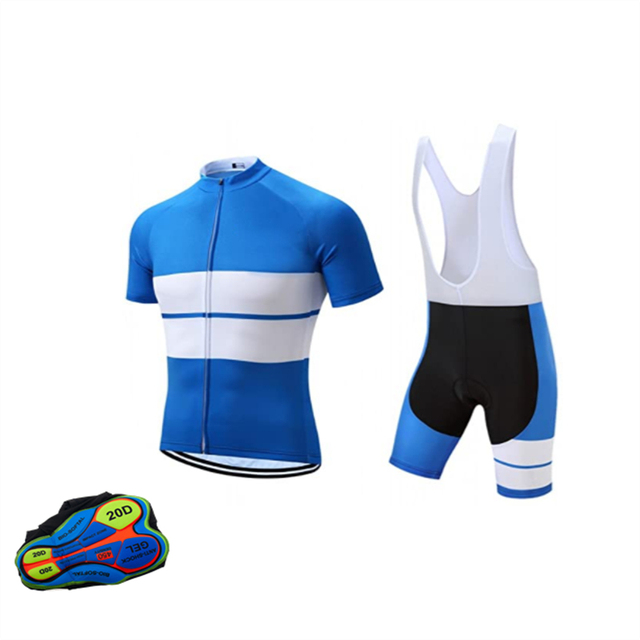 Zestaw odzieży rowerowej lato 2021: Garnitur kolarski Mountain Triathlon - Oddychający, anty-UV jersey - Wianko - 1