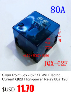 Przekaźnik mocy Srebrny punkt Jqx - 62f 1z 80A 120A 12V 24V 220V Q62f - Wianko - 5