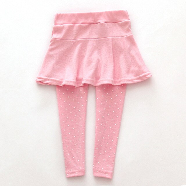 Dziewczęce spodnie legginsy ze spódnicą na wiosnę i jesień - Wianko - 11