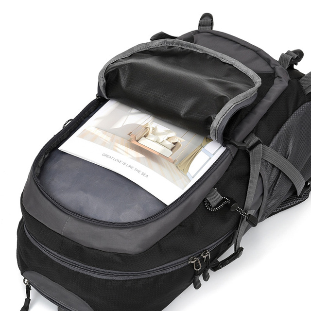 Wodoodporny plecak turystyczny uniseks z ładowarką USB - 40L - Wianko - 68