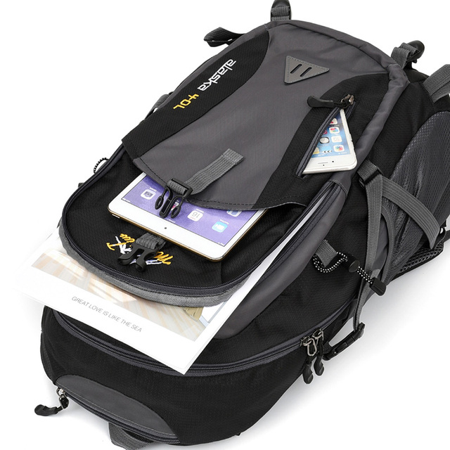 Wodoodporny plecak turystyczny uniseks z ładowarką USB - 40L - Wianko - 69