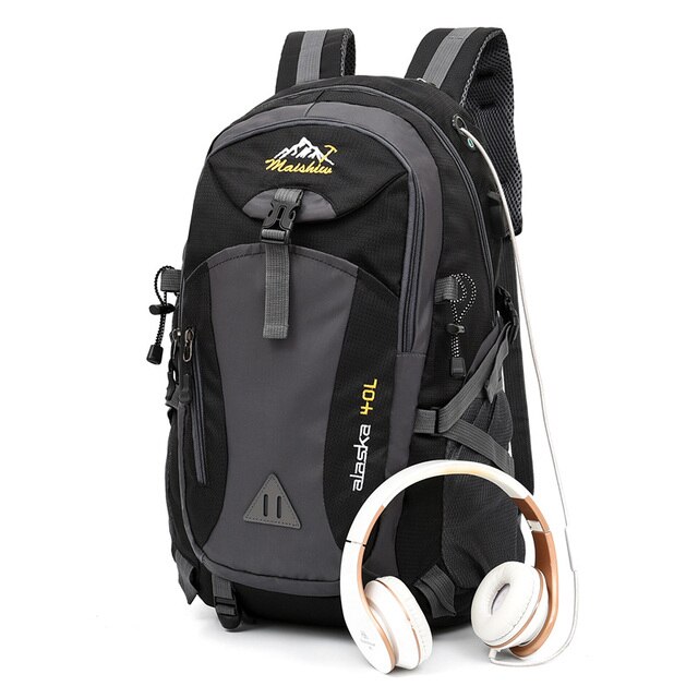 Wodoodporny plecak turystyczny uniseks z ładowarką USB - 40L - Wianko - 31