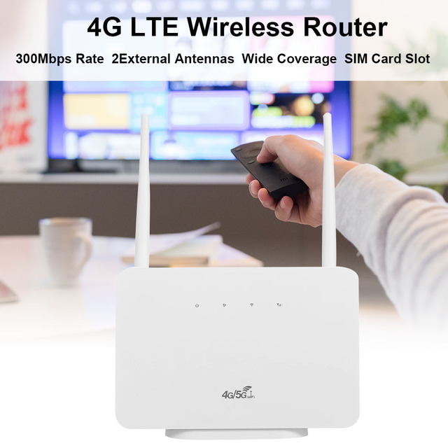 4G LTE CPE Modem Router z anteną zewnętrzną, LAN WAN RJ45, karta SIM - Wianko - 15