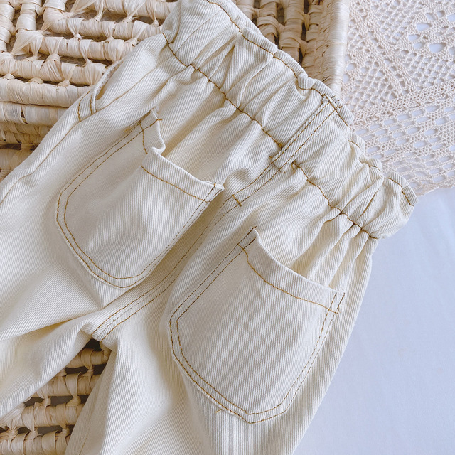 Spodnie dżinsowe dla chłopców 0-3 lata, miękkie, koreańska wersja, wysoka talia, duże rozmiary - Wianko - 16