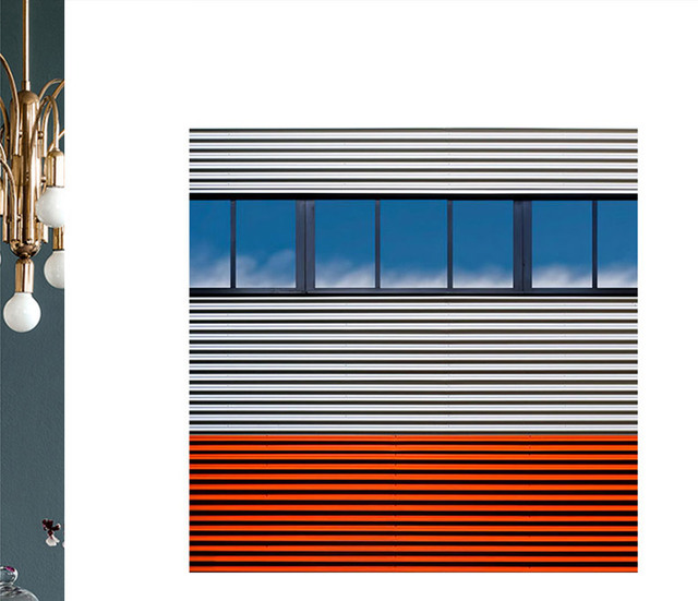 Kwadratowy plakat z abstrakcyjnym, nowoczesnym szkicem linii, geometrycznym malarstwem na płótnie w niebieskim i czerwonym kolorze, wodoodporny i estetyczny - Wianko - 1