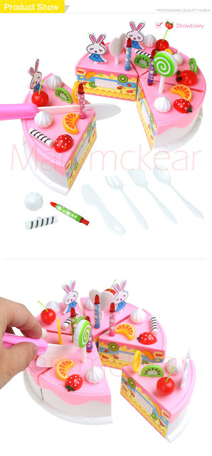 Zestaw 44-sztucznych naczyń kuchennych z różowego koloru dla dzieci - wysoka jakość, zabawka edukacyjna - Wianko - 2