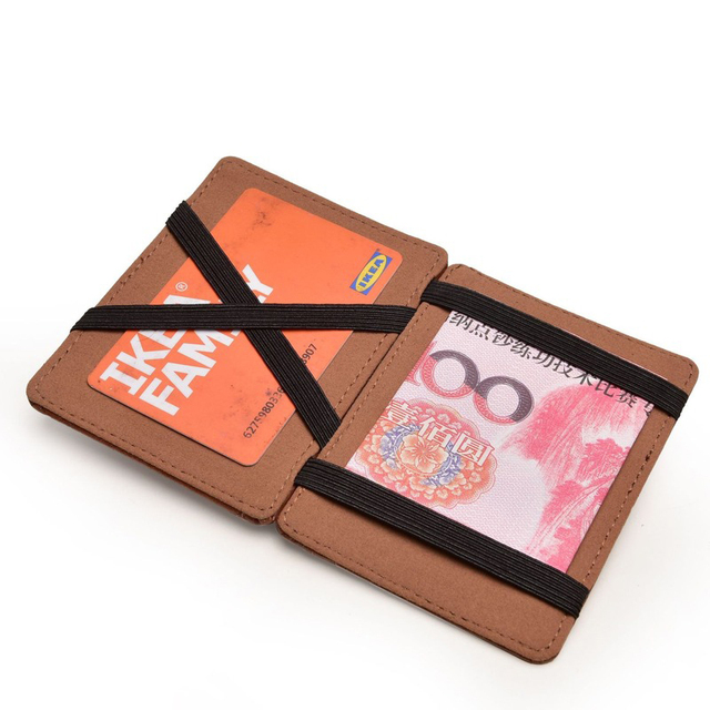 Portfel skórzany męski z miejscem na karty kredytowe i pieniądze, mini torebka - Wianko - 3