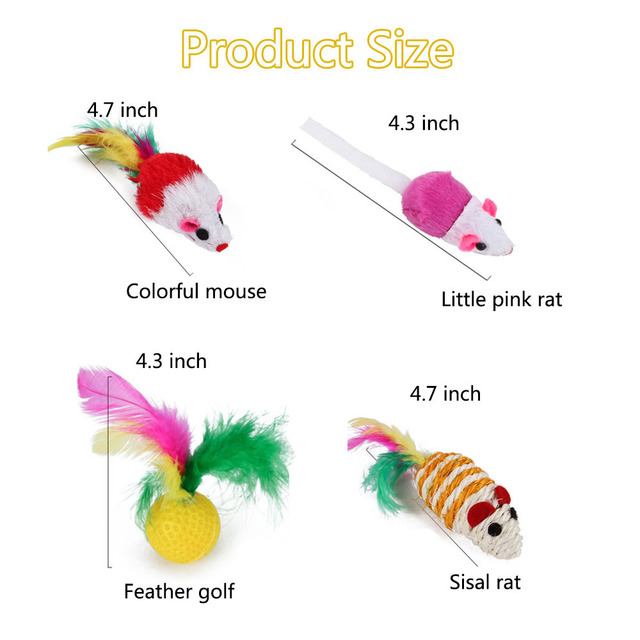 Interaktywna zabawka dla kota - tunel, pióro i puszyste myszy - Wianko - 23