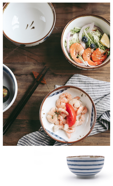 Miska Japońska Ceramiczna - Kreatywny design, duży rozmiar, idealna na makaron, zupę, ryż - Wianko - 4